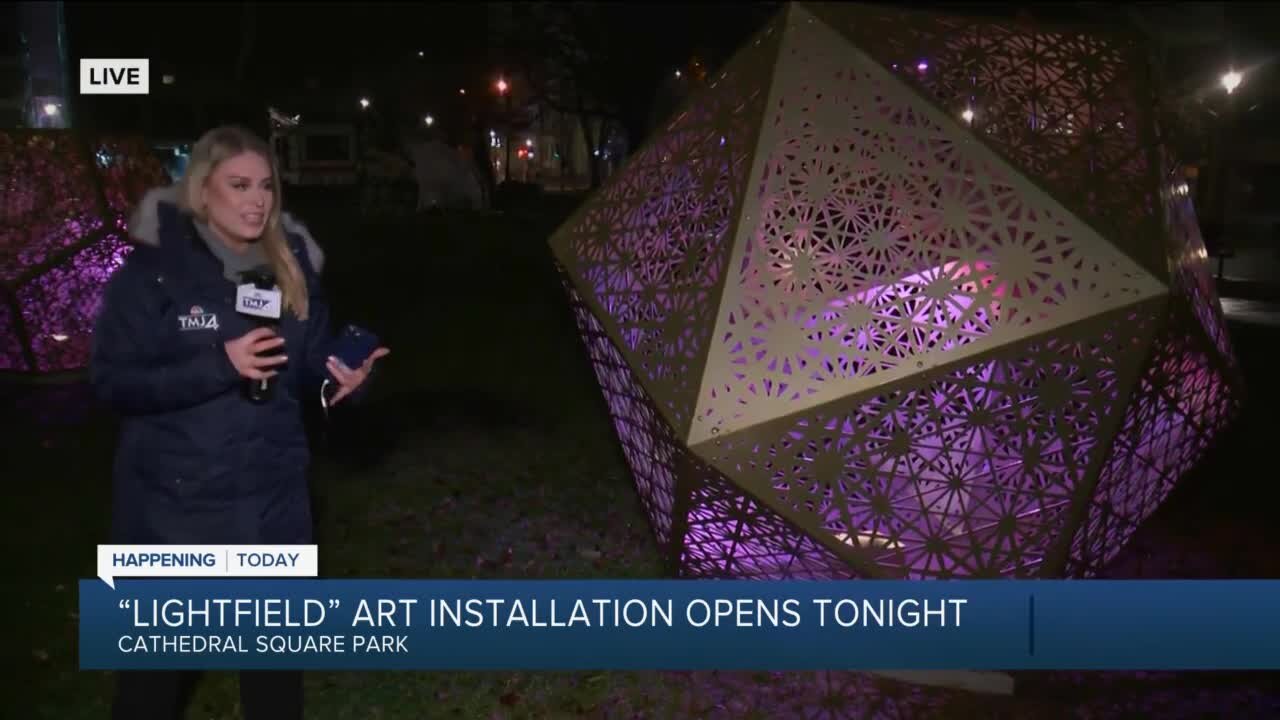 Lightfield installed at Cathedral Square Park