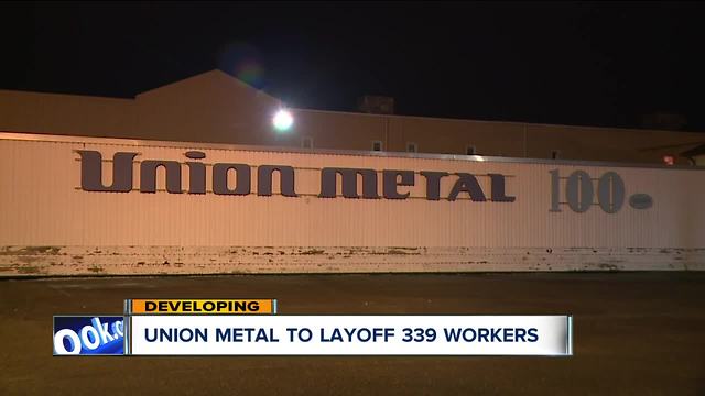 LETTER: Union Metal in Canton to shut down in 2018, layoff more than 300 employees