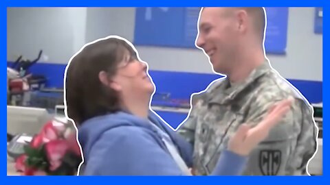 Surprise Compilation of Soldiers Coming Home