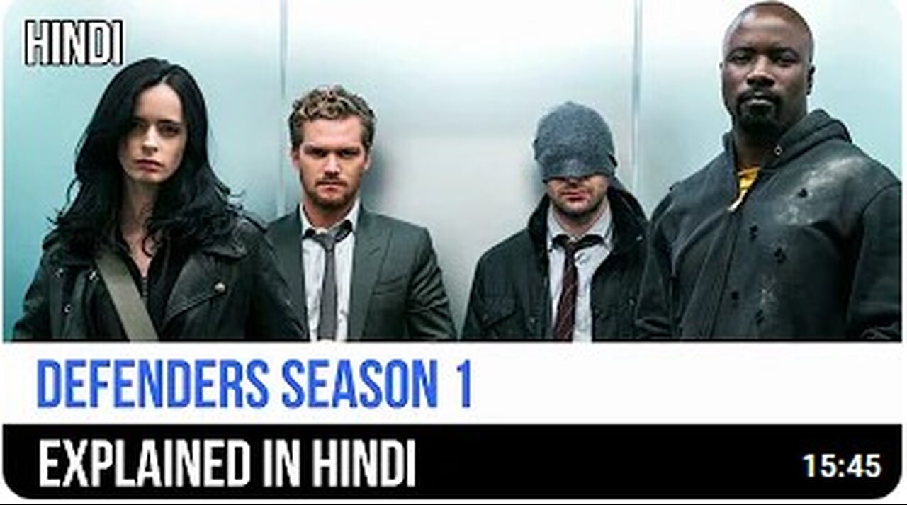 Marvels The Defenders S01 E01 WebRip English 480p