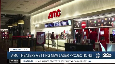 AMC Theaters getting new laser projectors