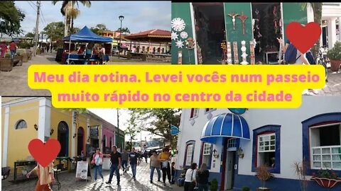 Rotina nova muita correria - Passeio rápido no centro de Morretes apenas uma prévia.