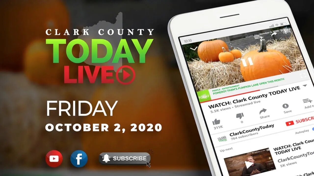 WATCH: Clark County TODAY LIVE • Friday, October 2, 2020