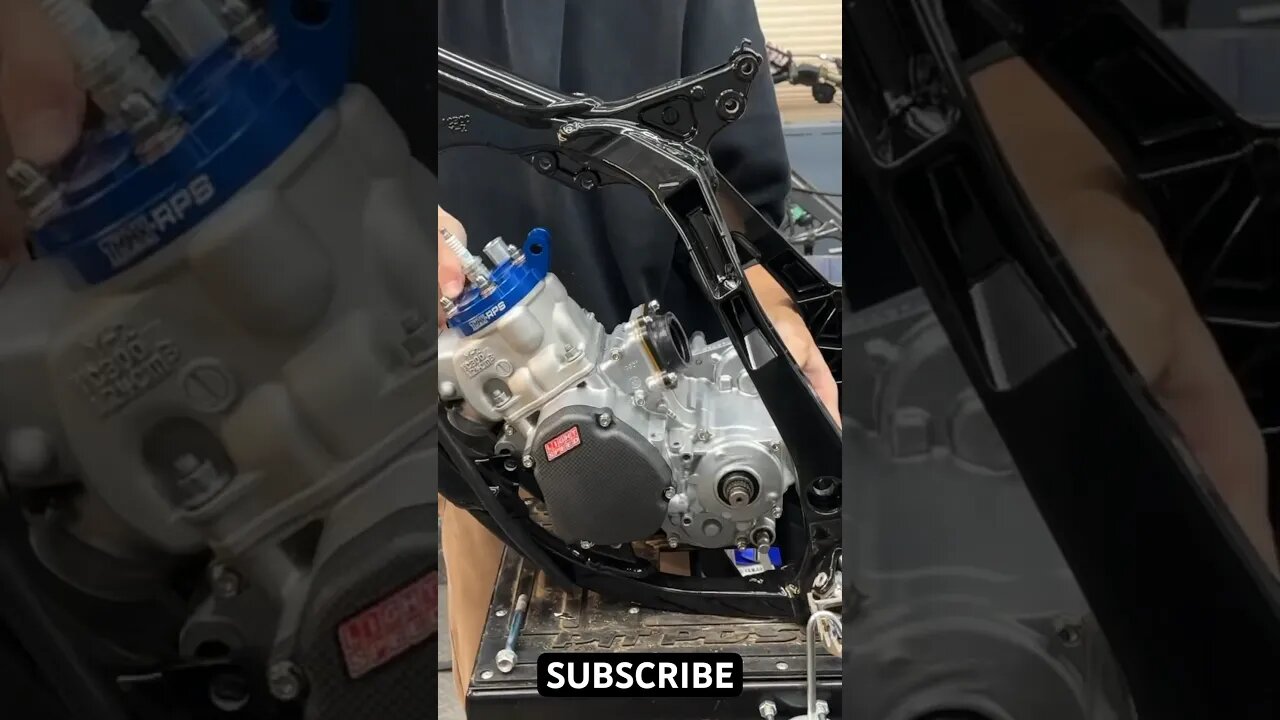 EPIC YZ125 Two Stroke Build // Start to Finish // Pt.1 #shorts