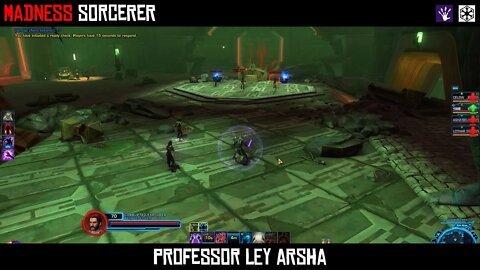 SWTOR Madness Sorcerer | Master Flashpoint | Athiss | Professor Ley Arsha | Level 75 | 2019 Gameplay