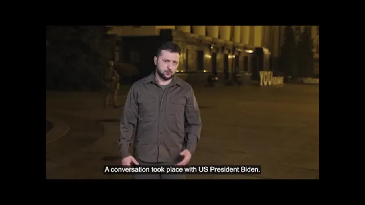 Volodymyr Zelenskyy "Today I Have Few Words, Not Much Time"