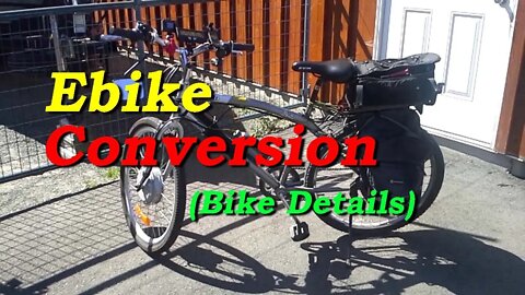 Electric Bike Conversion Basic Info, 36 - 48 Volt Bike Details.