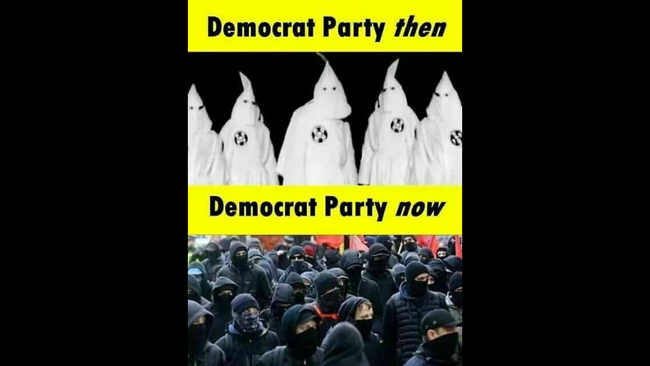 liberal Democratic Party started civil war kkk slavery segregation lynching, fought civil rights act