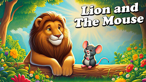 Lion and the Mouse Story for Kids in English | Kids Animated Story