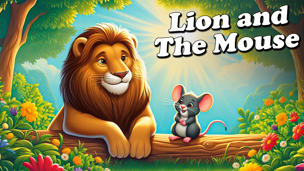 Lion and the Mouse Story for Kids in English | Kids Animated Story