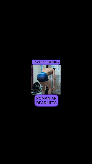 SCARED OF DEADLIFT | DO ROMANIAN Deadlift #shorts