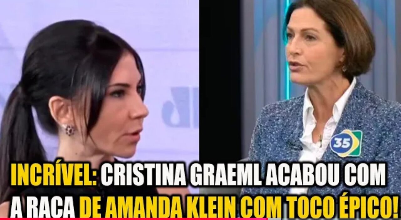 INCRÍVEL: CRISTINA GRAEML ACABOU COM A RAÇA DE AMANDA KLEIN COM TOCO ÉPICO!