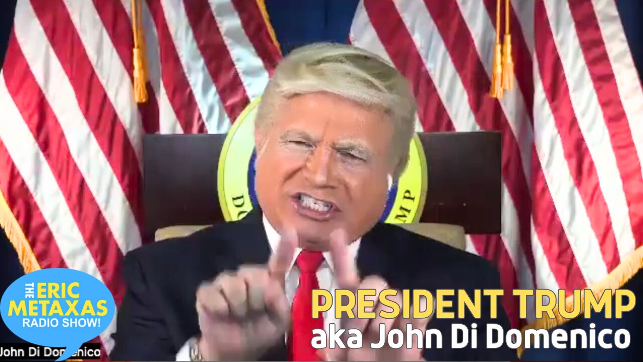 President Trump aka Comedian John Di Domenico Encourages People to Vote And NOT For Kamalama Ding Dong