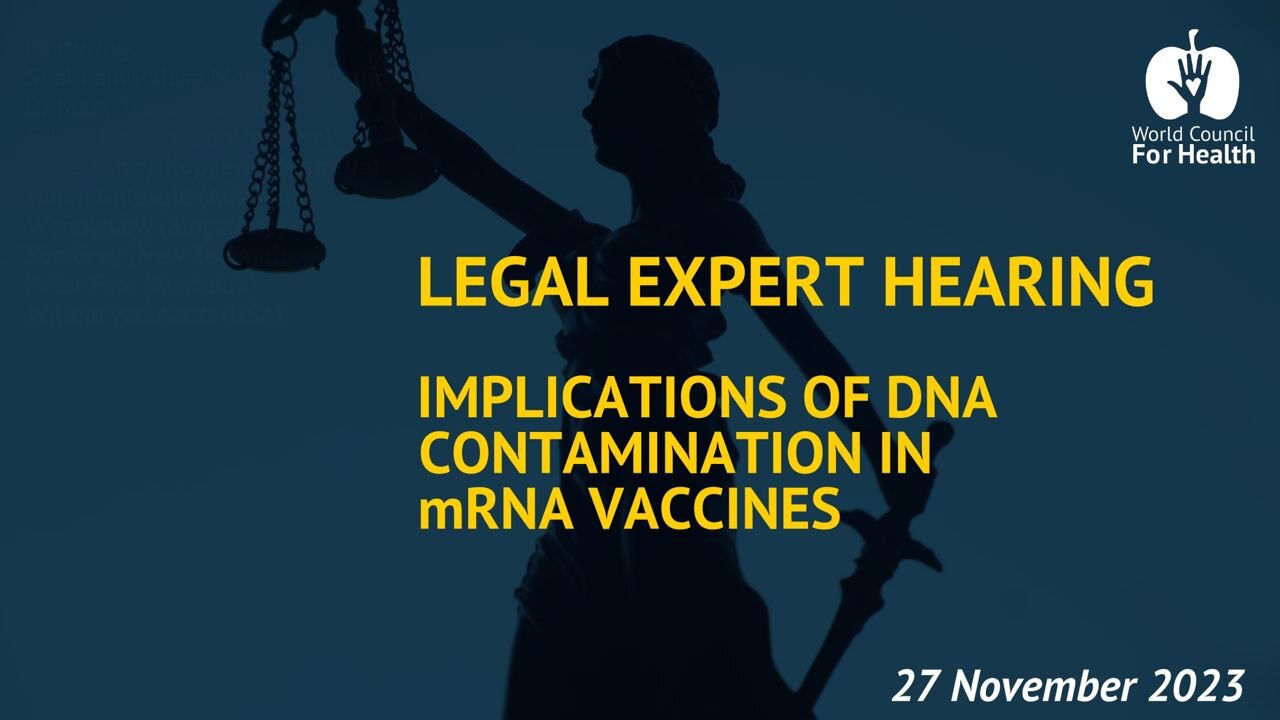 Legal Expert Hearing on Plasmidgate: Implications of DNA Contamination in mRNA Vaccines