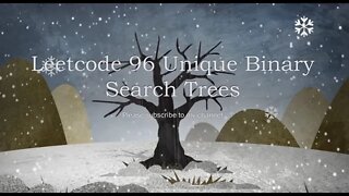 Leetcode 96 Unique Binary Search Trees