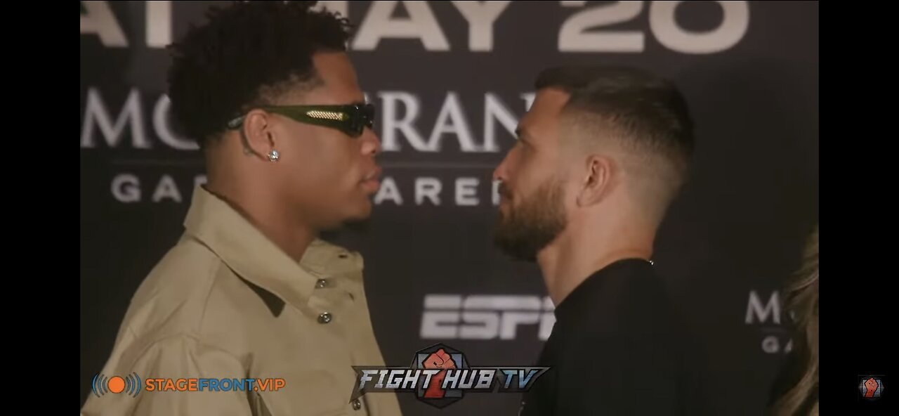 Boxing Davin Haney vs loma face off 2023