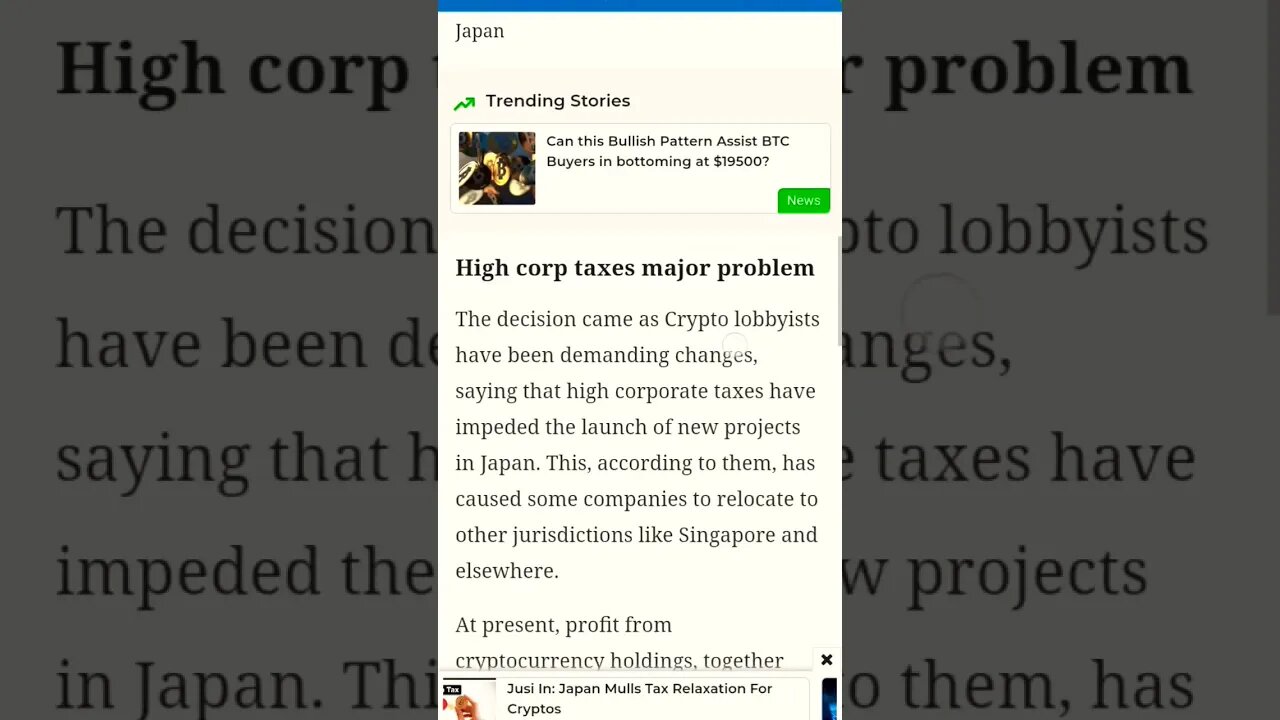 JAPAN CRYPTO TAX BENEFITS #cryptoinvesting #japan #taxbenefits #cryptotax #cryptotaxes #cryptomarket
