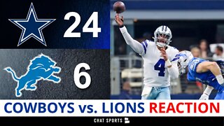 Dallas Cowboys News & Rumors After 24-6 WIN Over Lions