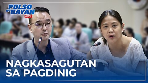 Nancy Binay at Alan Cayetano, nagkasagutan sa pagdinig ng new Senate building