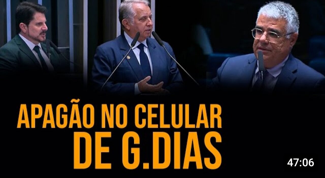 APAGÃO NO CELULAR DE G. DIAS - By Marcelo Pontes - Verdade Política