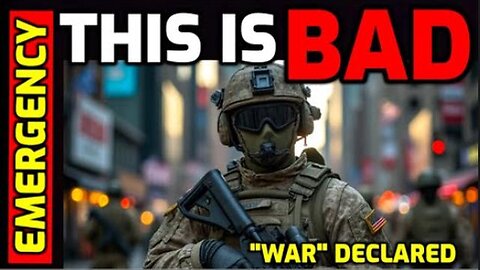 ALERT: US Special Forces to Deploy Inside the USA - Navy Embargo Going into Effect - "WAR