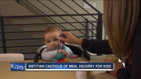 Dietitian warns parents to be cautious with baby food delivery service