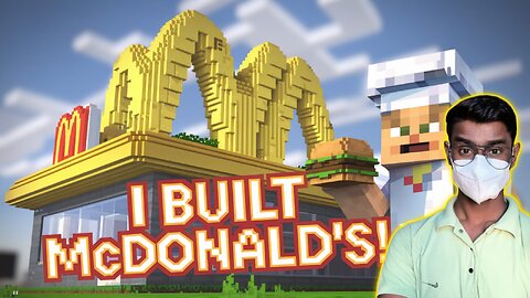 I Built McDonald's In Mincraft | Mincraft Survival Series - D4David - Facecam