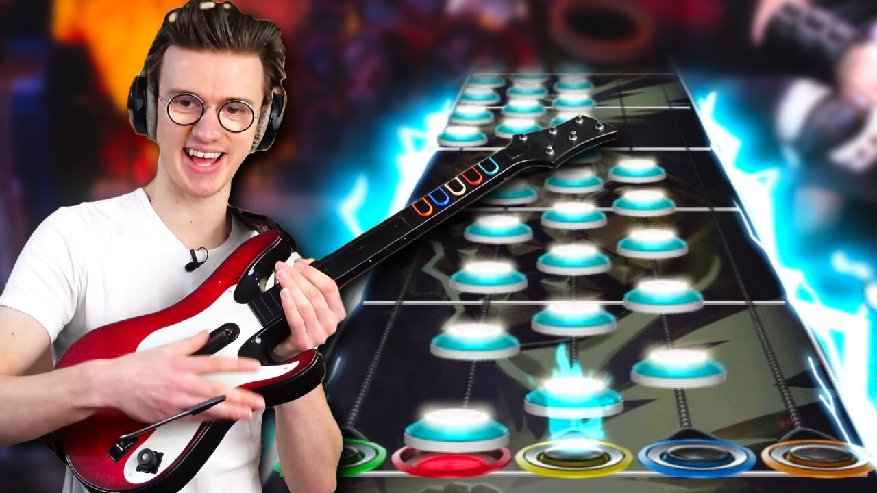 REAL Guitarist gets DESTROYED by Guitar Hero! 😳