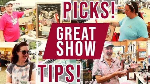 VINTAGE SHOPPING TIPS & TRICKS | YOUTUBER MEETUP | ANTIQUE SHOW