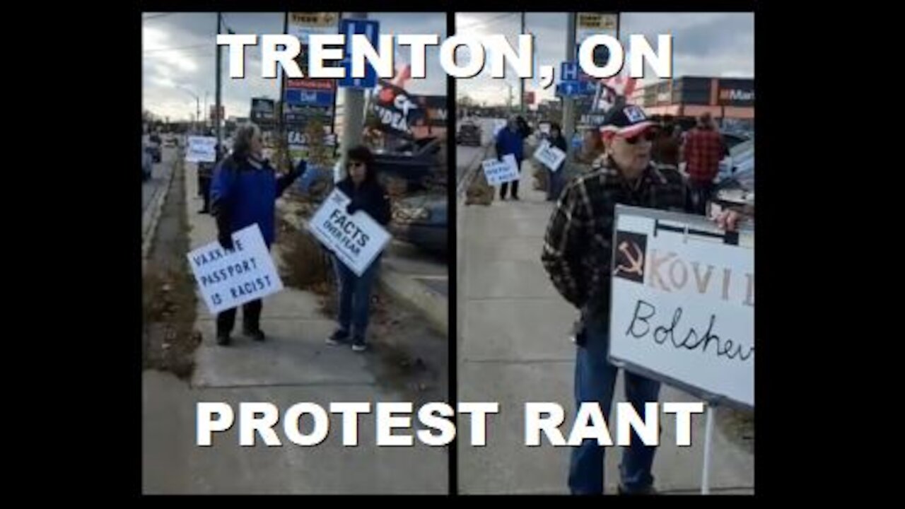 Trenton Protest Rant about Vax Passports, NHL vs Youth Hockey, & Fed. Employee Exemptions | Nov2021