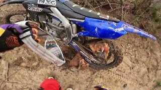 2020 Yamaha YZ450F Creek Crossing Shenanigans! (SOLO)