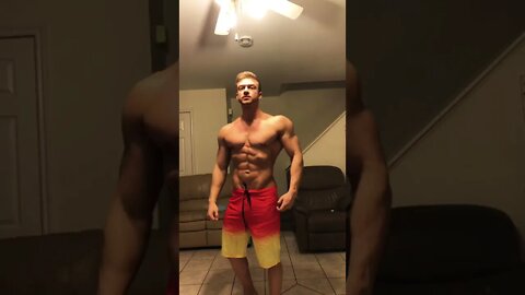 Bodybuilding posing routine practice #shorts