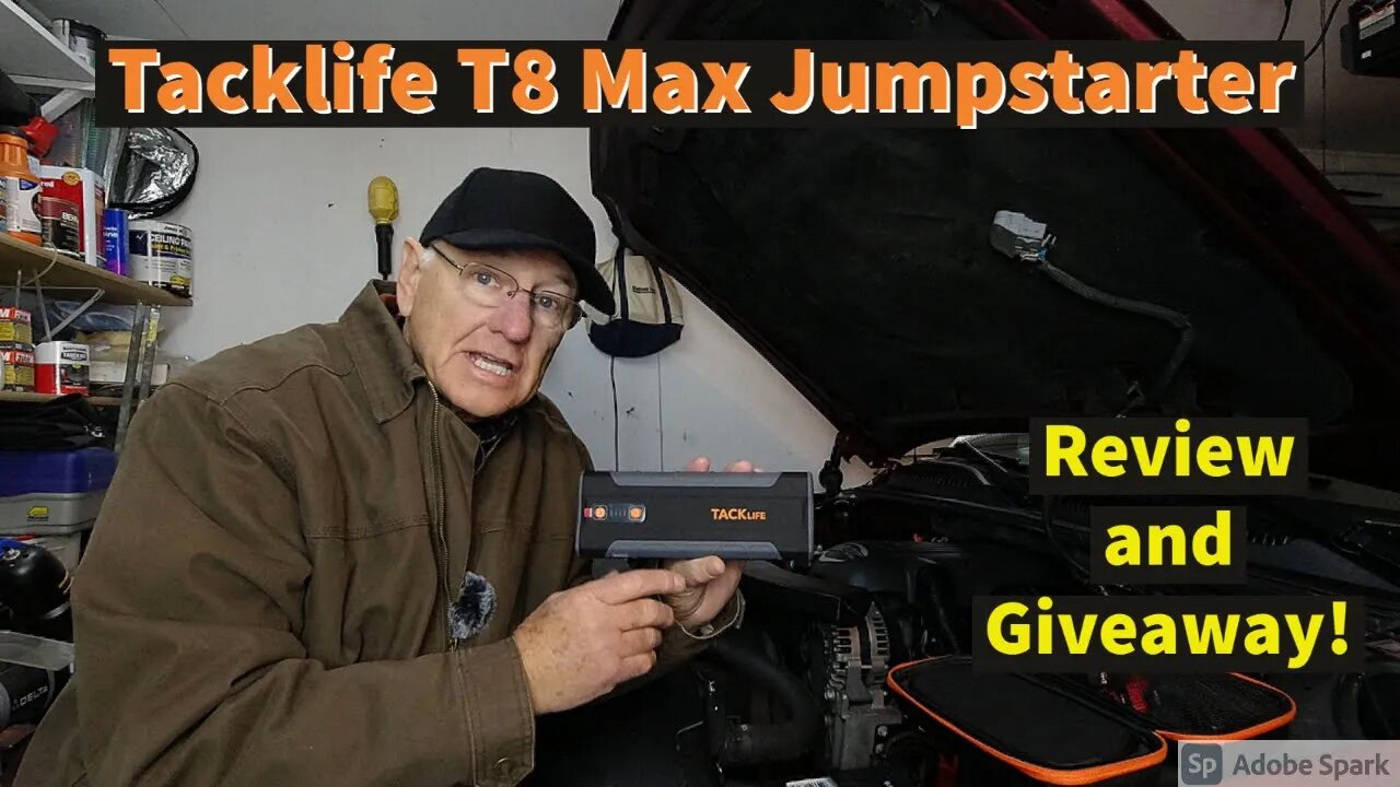 Jumpstarter For Car Batteries - The Tacklife T8 Max