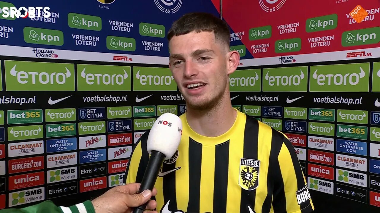 Vitesse - AZ reacties van Openda, Buitink en Clasie, na de 2-1 overwinning van Vitesse.