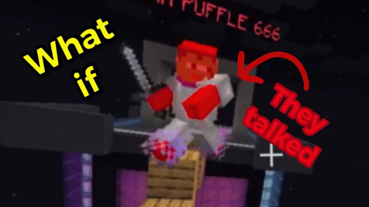 What if Minecraft players talked?