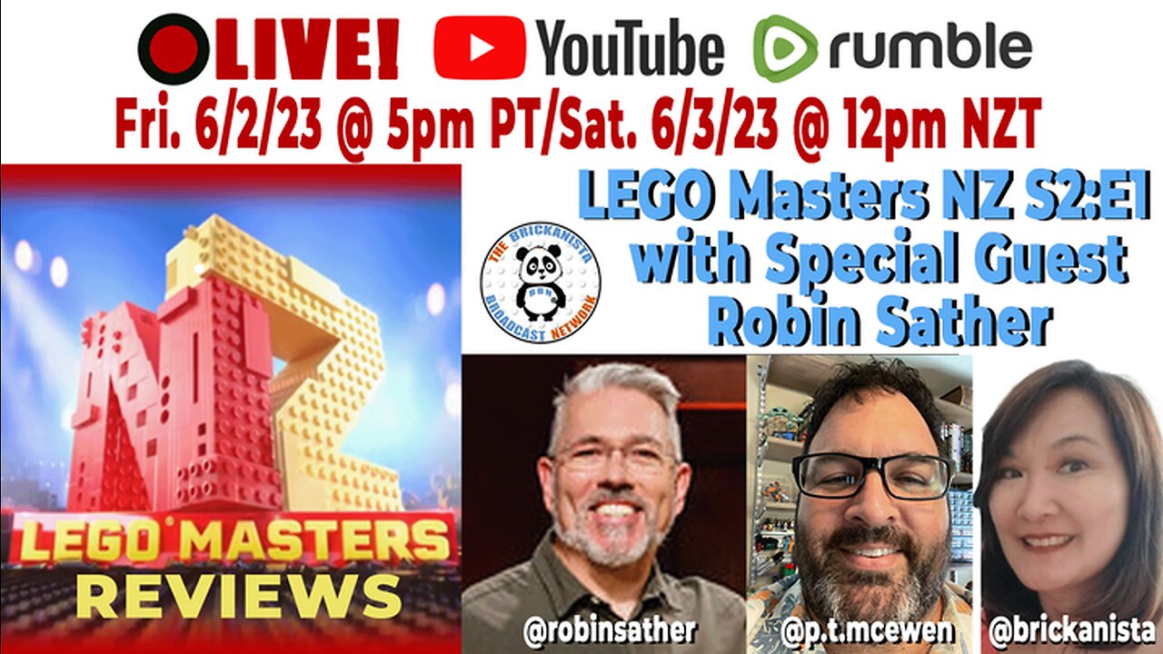 Lego Masters NZ Season 2 Episode 1 Review with Special Guest, Robin Sather