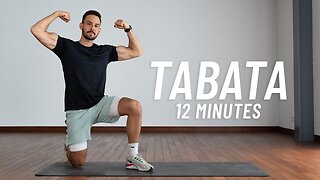 TABATA 12 MIN HIIT - Full Body Cardio Workout for Fat Burn