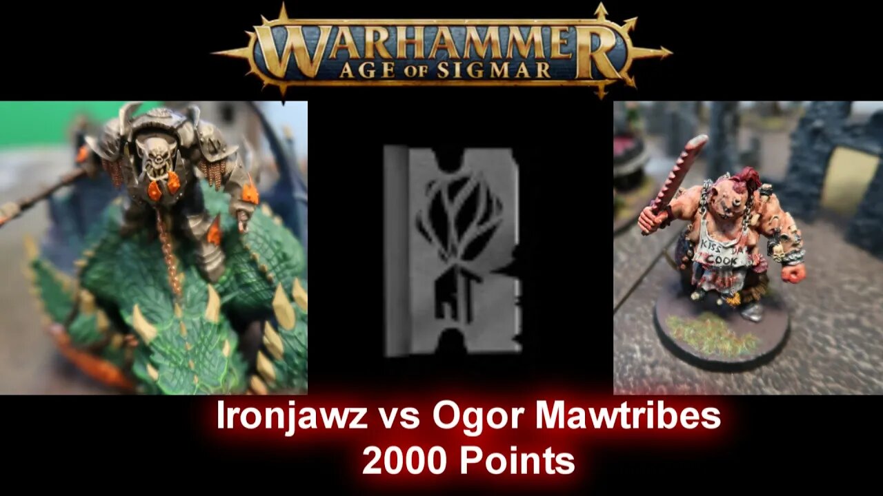 Age of Sigmar Battle Report - Ironjawz vs Ogor Mawtribes 2000pts