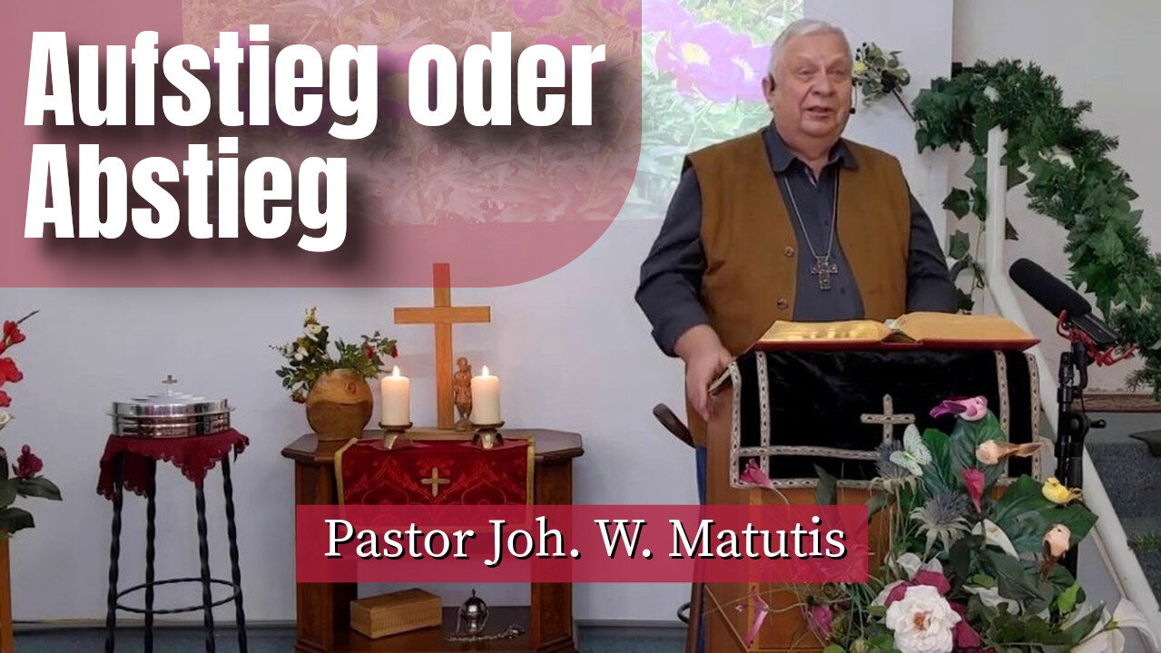 Joh. W. Matutis - Aufstieg oder Abstieg - 2. April 2023