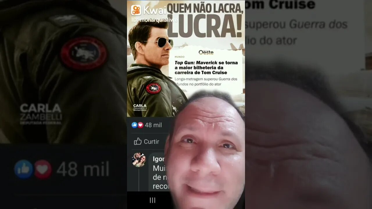 Sucesso de Top Gun Maverick faz esquerda lavradora se ferrar e bate recorde de bilheteria Tom Cruise