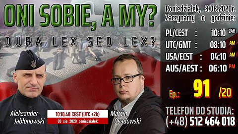 ONI SOBIE, A MY? - Dura Lex Sed Lex - Olszański, Osadowski NPTV (03.08.2020)