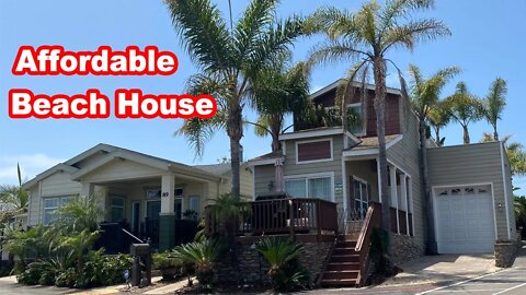 Looking for an affordable beach community with ocean views? Beach House & Mobile Home Tours