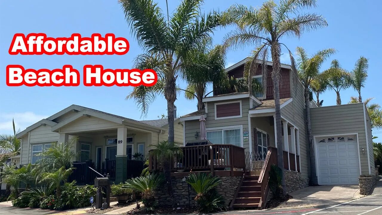 Looking for an affordable beach community with ocean views? Beach House & Mobile Home Tours