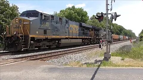 CSX I137 Intermodal Train from Sterling, Ohio July 1, 2022