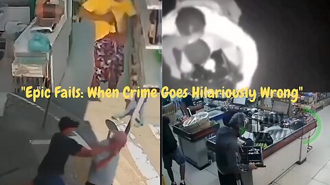"Epic Fails: When Crime Goes Hilariously Wrong"