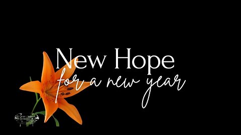 New Hope for a New Year