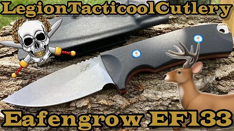 Eafengrow EF133 Fixed Blade Knife! A great Hunter!