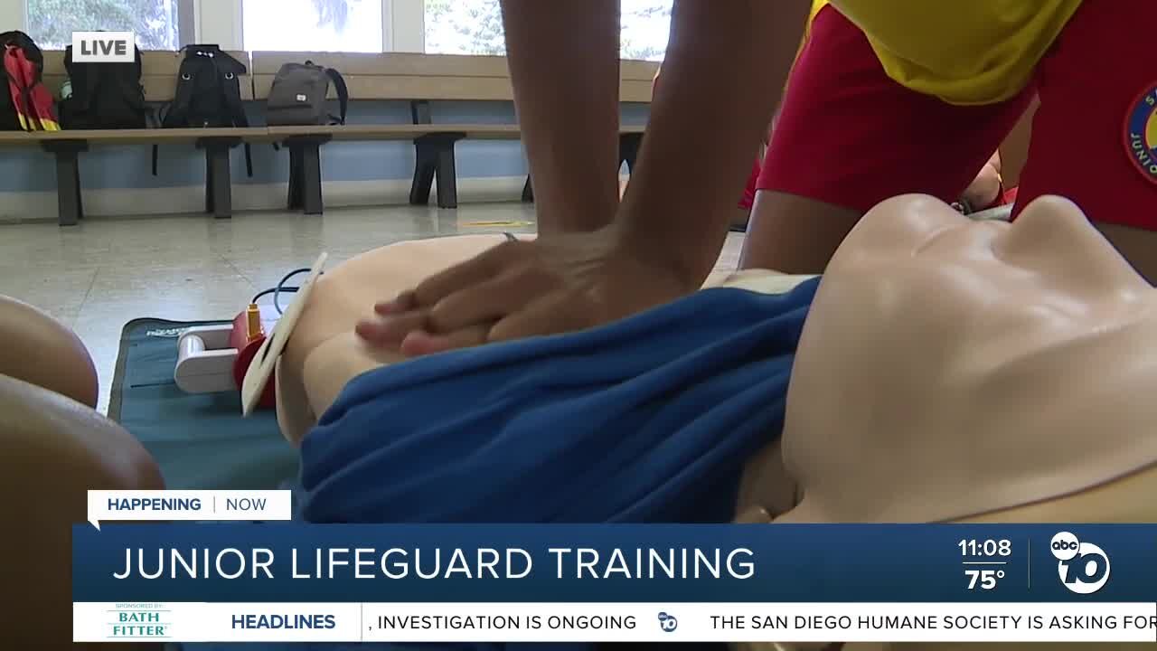 Jr. Lifeguard training program in San Diego