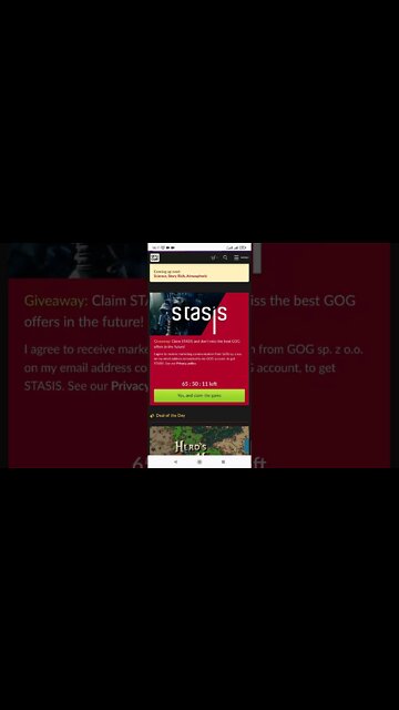 Jogo Grátis na GOG: STASIS