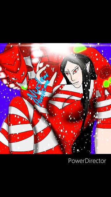 speedpaint the Christmas vampire